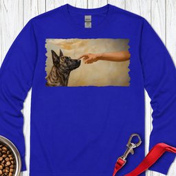 God Creates Dutch Shepherd Long Sleeve Shirt Gift For Dog Lover