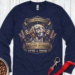 English Setter USA Long Sleeve Shirt Gift For Dog Lover