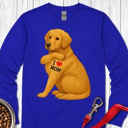 Golden Retriever Mom Long Sleeve Shirt Gift For Mom