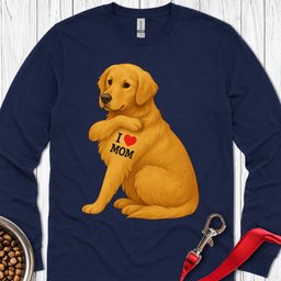 Golden Retriever Mom Long Sleeve Shirt Gift For Mom