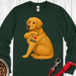Golden Retriever Mom Long Sleeve Shirt Gift For Mom