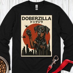 Doberzilla Doberman Long Sleeve Shirt Gift For Dog Lover