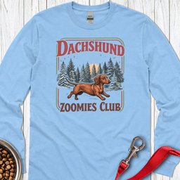 Dachshund Zoomies Club Long Sleeve Shirt Gift For Dog Lover