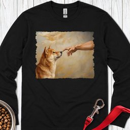 God Creates Shiba Inu Long Sleeve Shirt Gift For Dog Lover