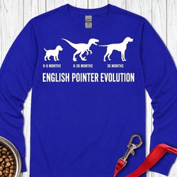 English Pointer Evolution Long Sleeve Shirt Gift For Dog Lover