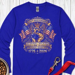 German Shepherd 250 Years Long Sleeve Shirt Gift For Dog Lover