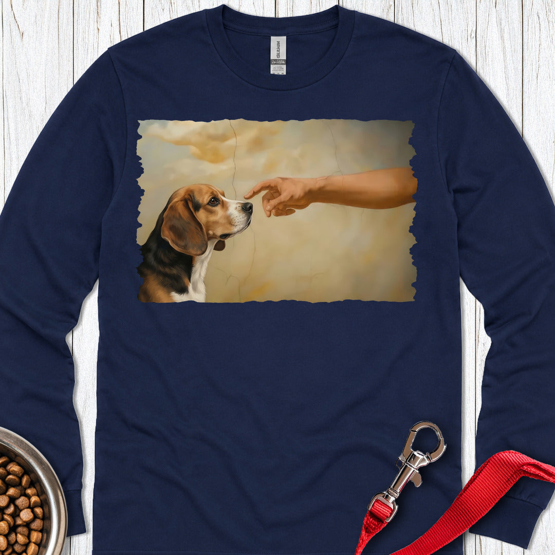 God Creates Beagle Long Sleeve Shirt Gift For Dog Lover