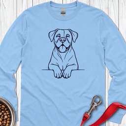 Happy Boxer Long Sleeve Shirt Gift For Dog Lover