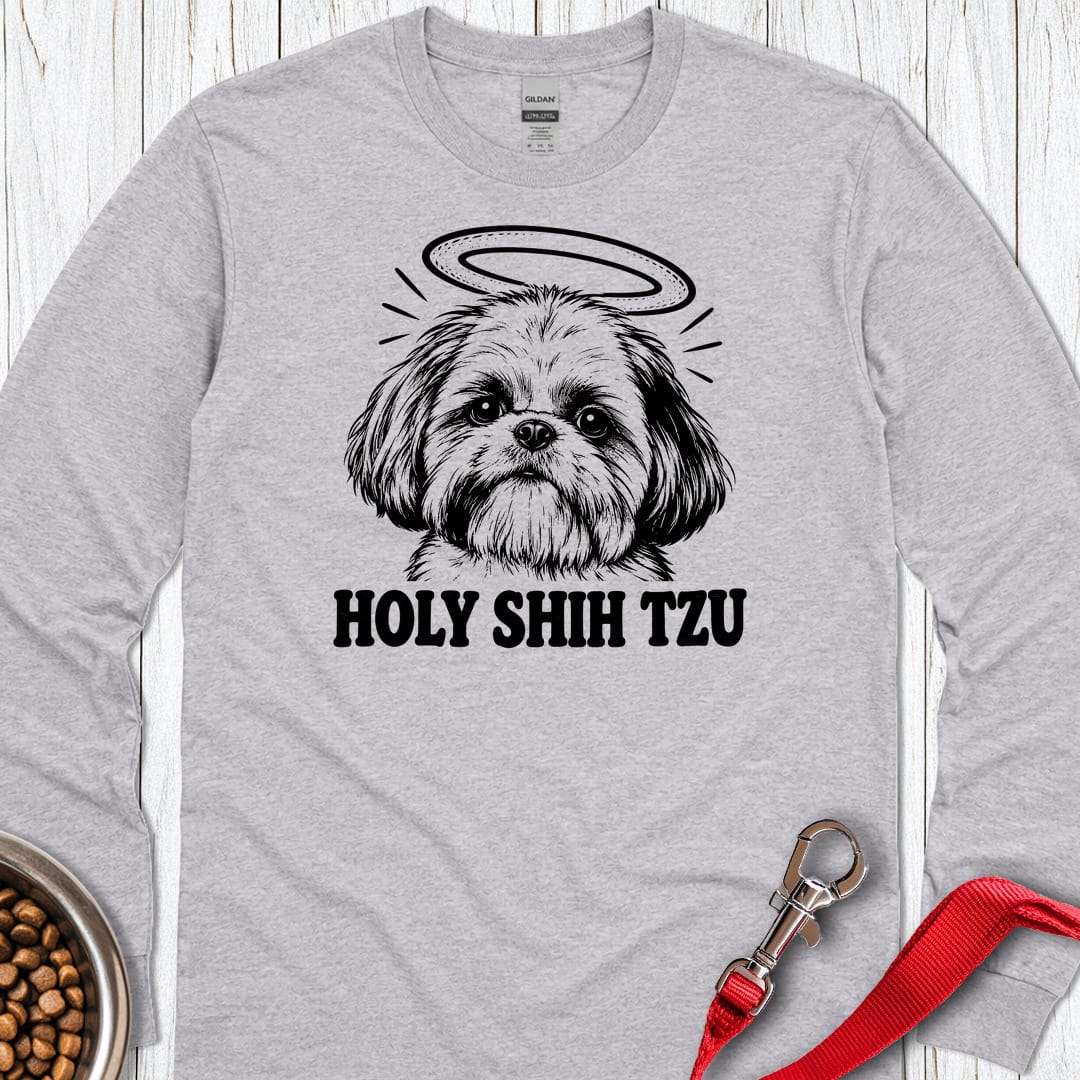 Holy Shih Tzu Long Sleeve Shirt Gift For Dog Lover