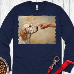 English Setter Creation Long Sleeve Shirt Gift For Dog Lover