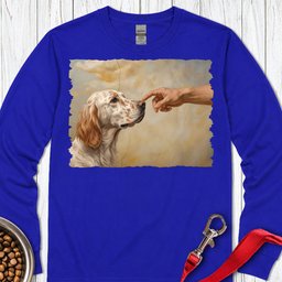 English Setter Creation Long Sleeve Shirt Gift For Dog Lover
