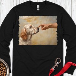 English Setter Creation Long Sleeve Shirt Gift For Dog Lover