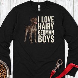 German Shorthaired Pointer Hairy Boys Long Sleeve Shirt Gift For Dog Lover