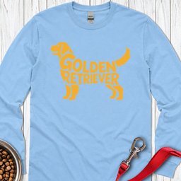 Golden Retriever Retro Long Sleeve Shirt Gift For Dog Lover