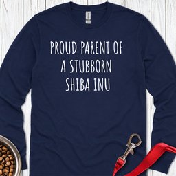 Proud Shiba Inu Parent Long Sleeve Shirt Gift For Dog Lover