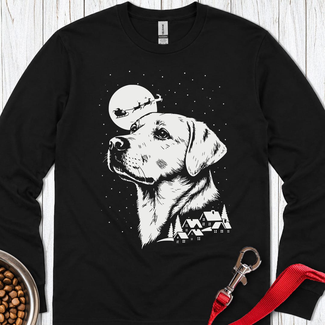 Labrador Christmas Eve Long Sleeve Shirt Gift For Dog Lover