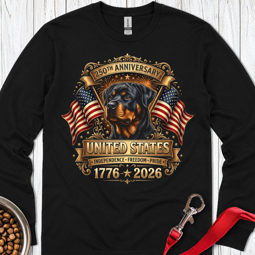 Rottweiler USA Long Sleeve Shirt Gift For Dog Lover