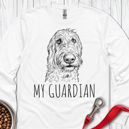 My Guardian Irish Wolfshound Long Sleeve Shirt Gift For Dog Lover