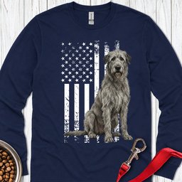 Irish Wolfhound Long Sleeve Shirt Gift For Dog Lover