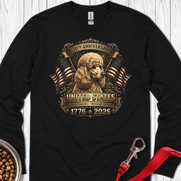 Standard Poodle USA 2 Long Sleeve Shirt Gift For Dog Lover