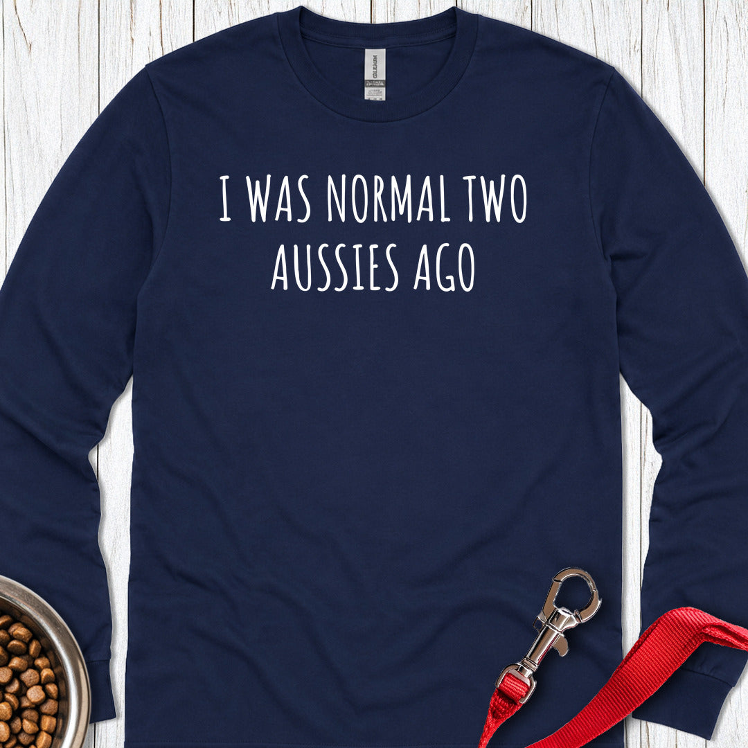 Two Aussies Long Sleeve Shirt Gift For Dog Lover