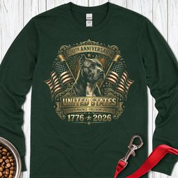 Pitbull USA Long Sleeve Shirt Gift For Dog Lover