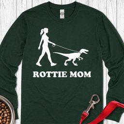 Rottweiler Mom Long Sleeve Shirt Gift For Mom