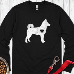 Shiba Inu Love Long Sleeve Shirt Gift For Dog Lover