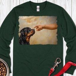 Rottweiler Creation Long Sleeve Shirt Gift For Dog Lover