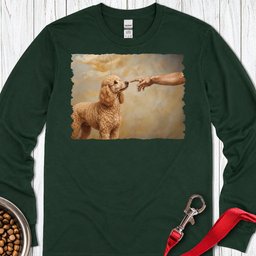 Standard Poodle Creation Apricot Long Sleeve Shirt Gift For Dog Lover