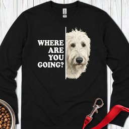 Irish Wolfhound Alert Long Sleeve Shirt Gift For Dog Lover
