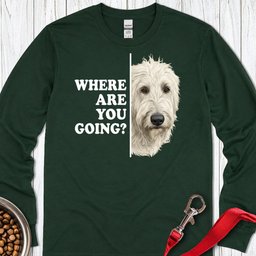 Irish Wolfhound Alert Long Sleeve Shirt Gift For Dog Lover