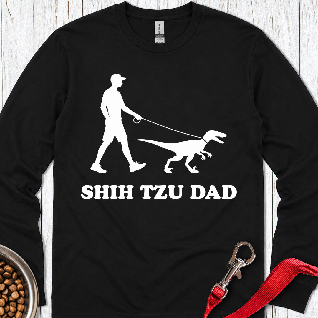 Shih Tzu Dad Long Sleeve Shirt Gift For Dad