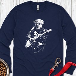 Labrador Rocking Long Sleeve Shirt Gift For Dog Lover