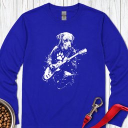 Labrador Rocking Long Sleeve Shirt Gift For Dog Lover