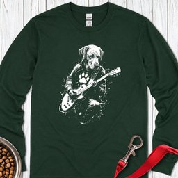 Labrador Rocking Long Sleeve Shirt Gift For Dog Lover