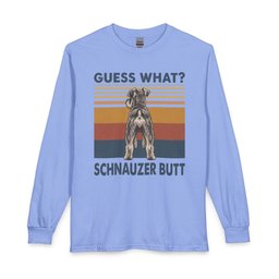 Schnauzer Butt Long Sleeve Shirt Gift For Dog Lover
