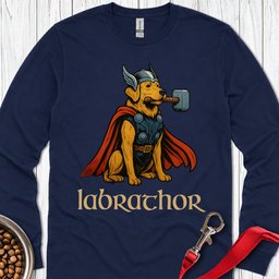 Labrathor Long Sleeve Shirt Gift For Dog Lover