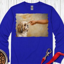Shih Tzu Creation Long Sleeve Shirt Gift For Dog Lover