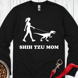 Shih Tzu Mom Long Sleeve Shirt Gift For Mom