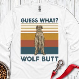 Irish Wolfhound Butt Long Sleeve Shirt Gift For Dog Lover