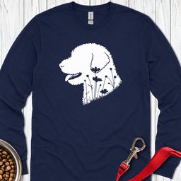 Lagotto Flowers Long Sleeve Shirt Gift For Dog Lover