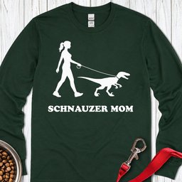 Schnauzer Mom Long Sleeve Shirt Gift For Mom