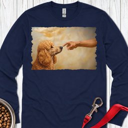 Standard Poodle Creation Long Sleeve Shirt Gift For Dog Lover
