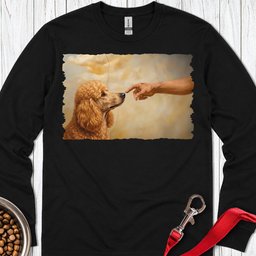 Standard Poodle Creation Long Sleeve Shirt Gift For Dog Lover
