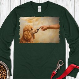 Standard Poodle Creation Long Sleeve Shirt Gift For Dog Lover