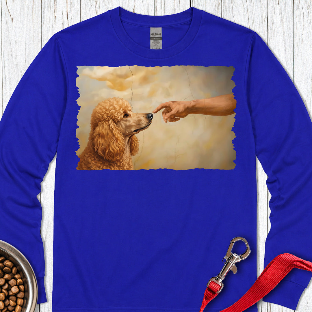 Standard Poodle Creation Long Sleeve Shirt Gift For Dog Lover