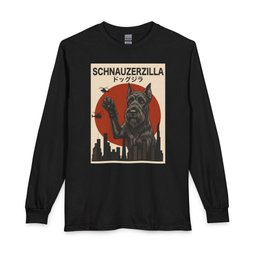 Schnauzer Schnauzerzilla Long Sleeve Shirt Gift For Dog Lover