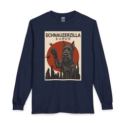 Schnauzer Schnauzerzilla Long Sleeve Shirt Gift For Dog Lover