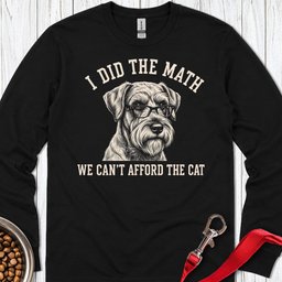 Schnauzer Ban The Cat Long Sleeve Shirt Gift For Cat Lover
